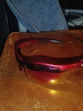 Red Sports Wrap Sunglasses - Brand Foster Grant